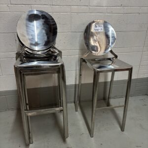 Kong Style Stainless Steel Bar Stools