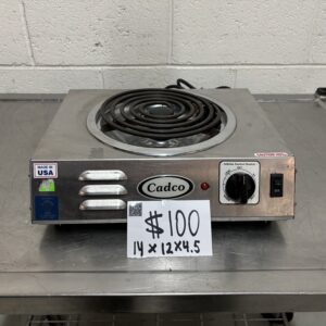 Cadco Single Burner Electrical Hot Plate