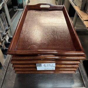 Mahogany Hardwood Room Service Trays